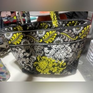 Vera Bradley tote bag w/ additional accessories